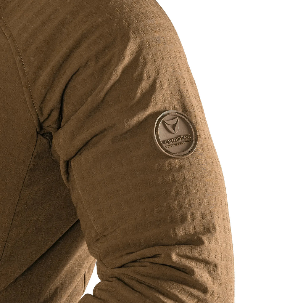 Jacket Plast Hood Gridshell Coyote (New)