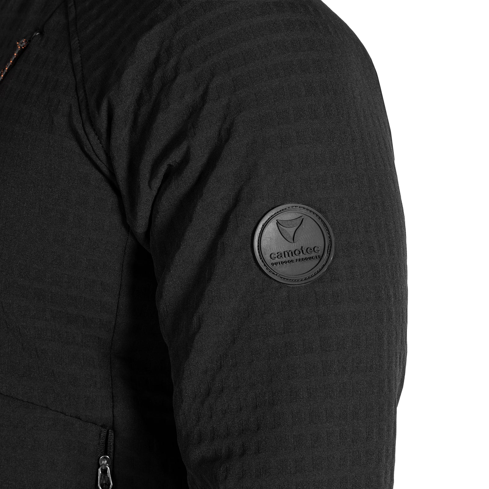 Jacket Plast Hood Gridshell Black (New)