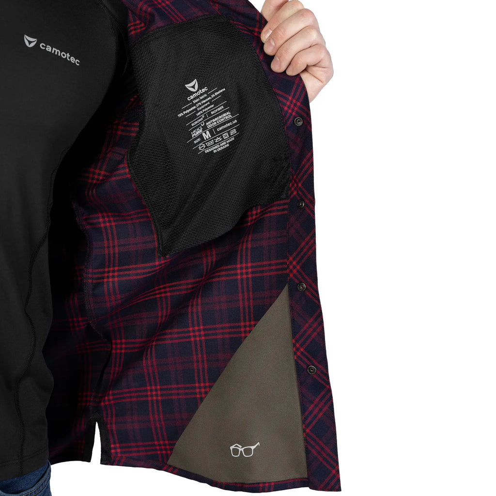 Tactical "Typhoon" Shirt Red/Navy