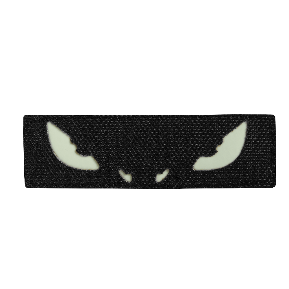 Camotec Owl Eyes Patch (2.5*8) Black/Lumin