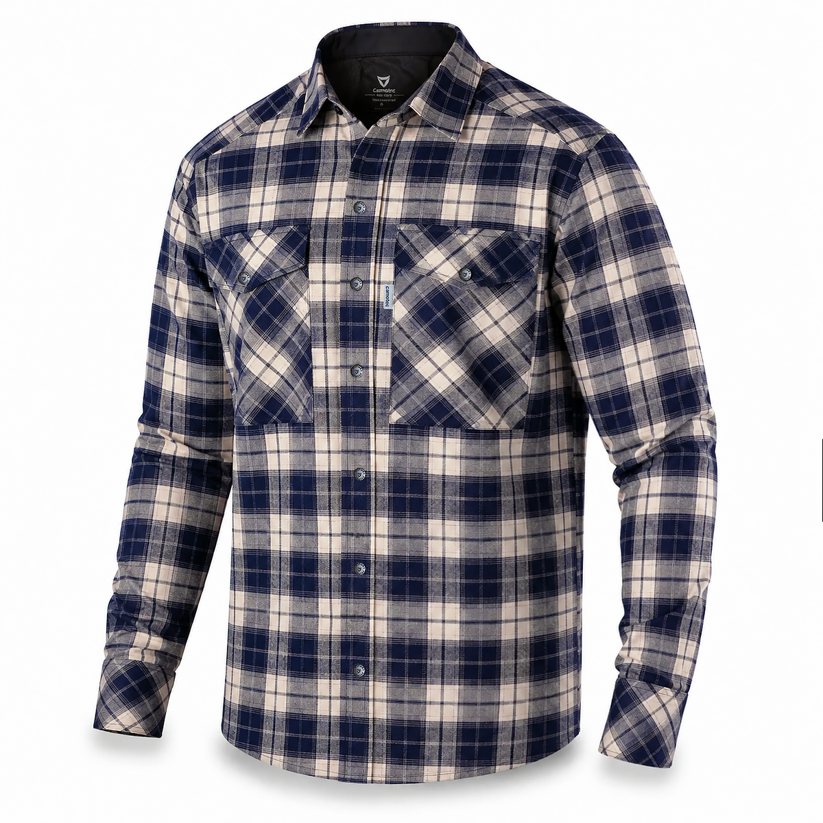 "Bureviy" Shirt Navy/White