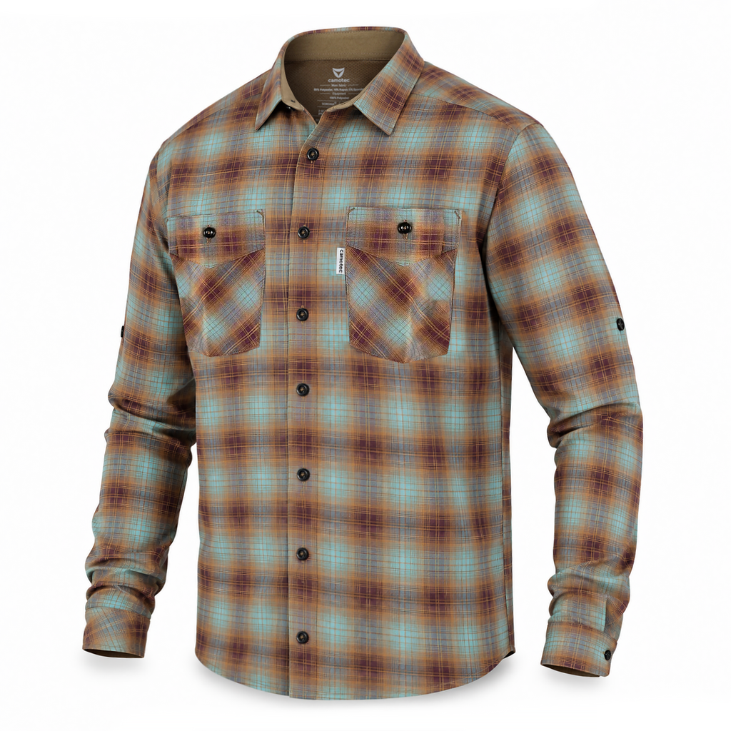 "Legit" Shirt Blue/Brown