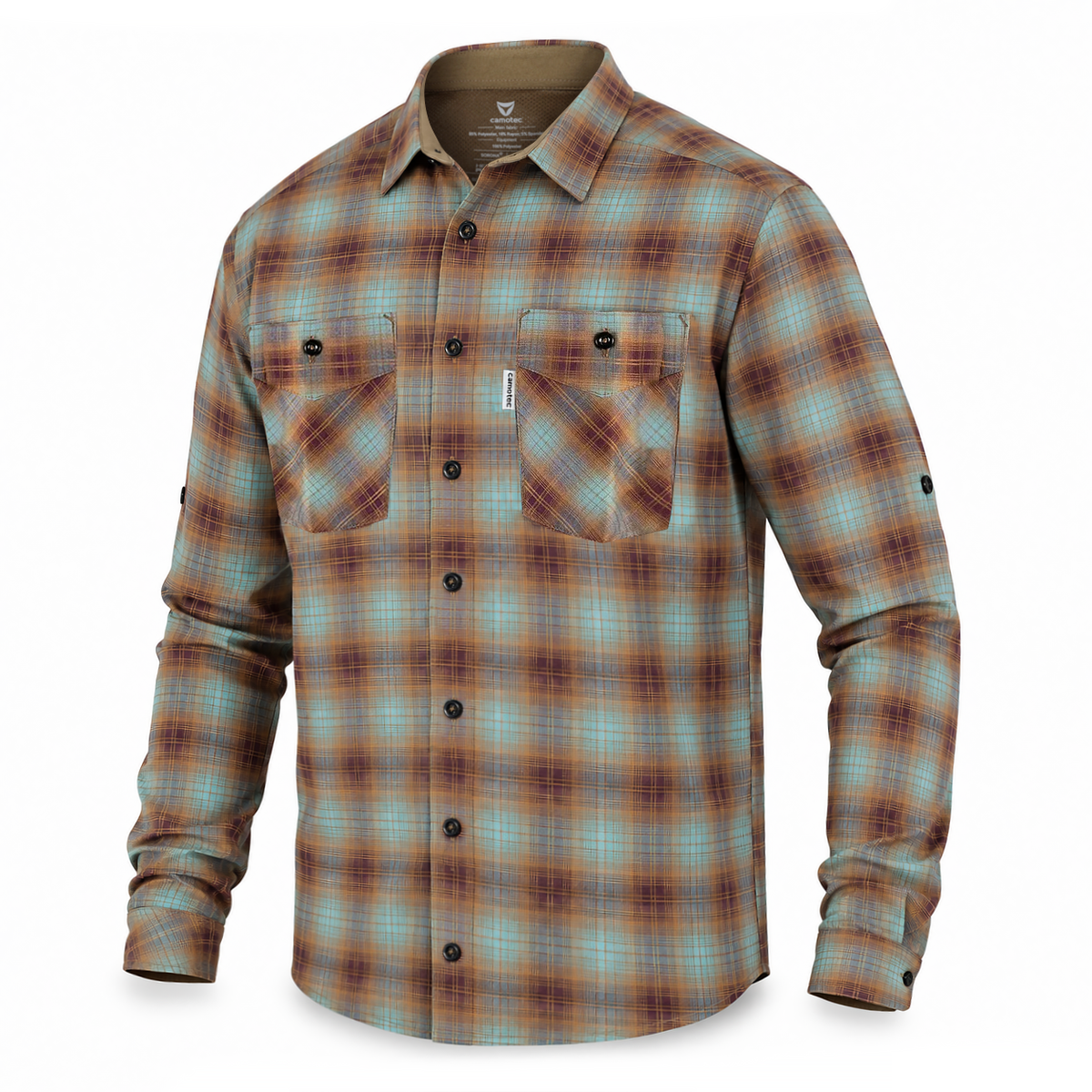 "Legit" Shirt Blue/Brown