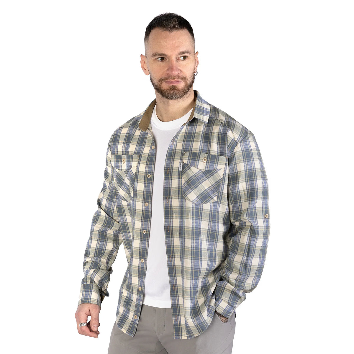"Legit" Shirt Blue/White