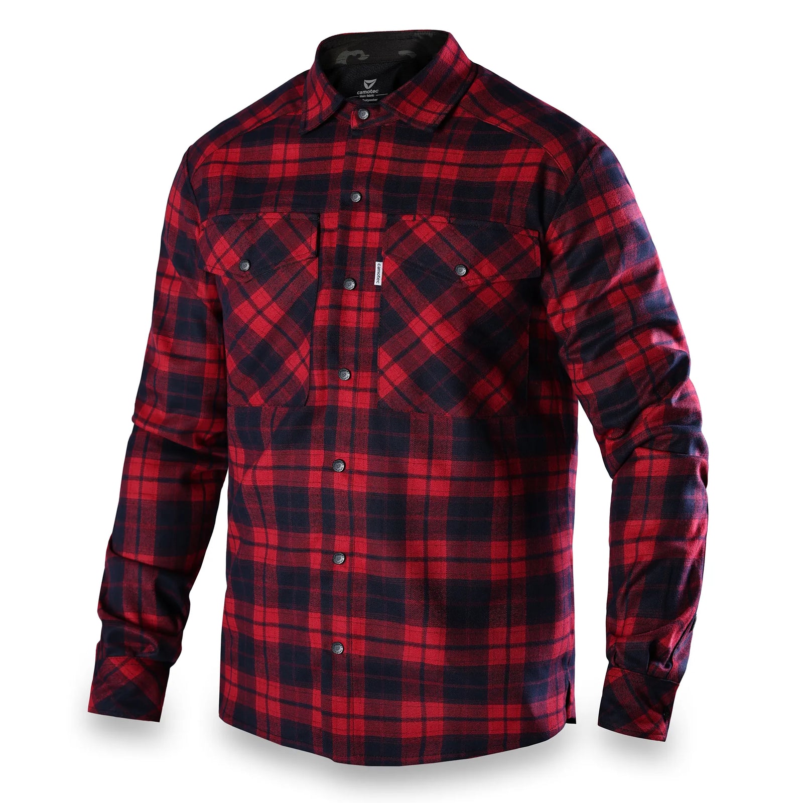 "Bureviy" Shirt Red/Black