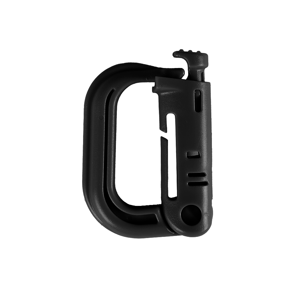 Grimlock D Black Plastic Carabiner