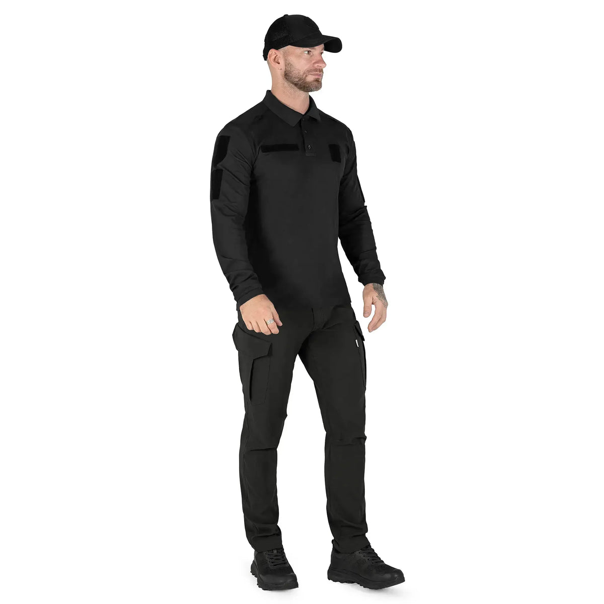 Paladin 2.0 Long CoolPass LT Polo Black