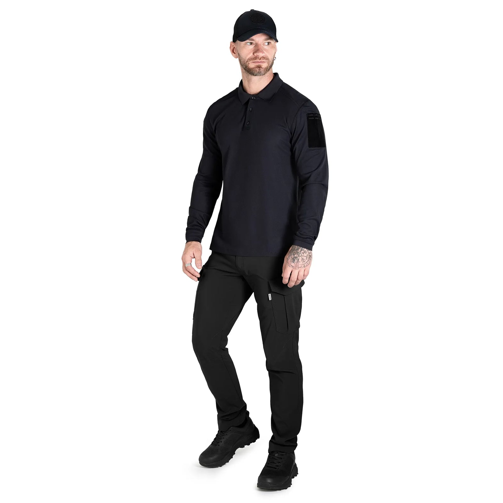 Patrol 2.0 (perf.) Long CoolPass Pique LT Polo Dark Blue