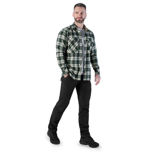 Сорочка "Буревій" Olive/White