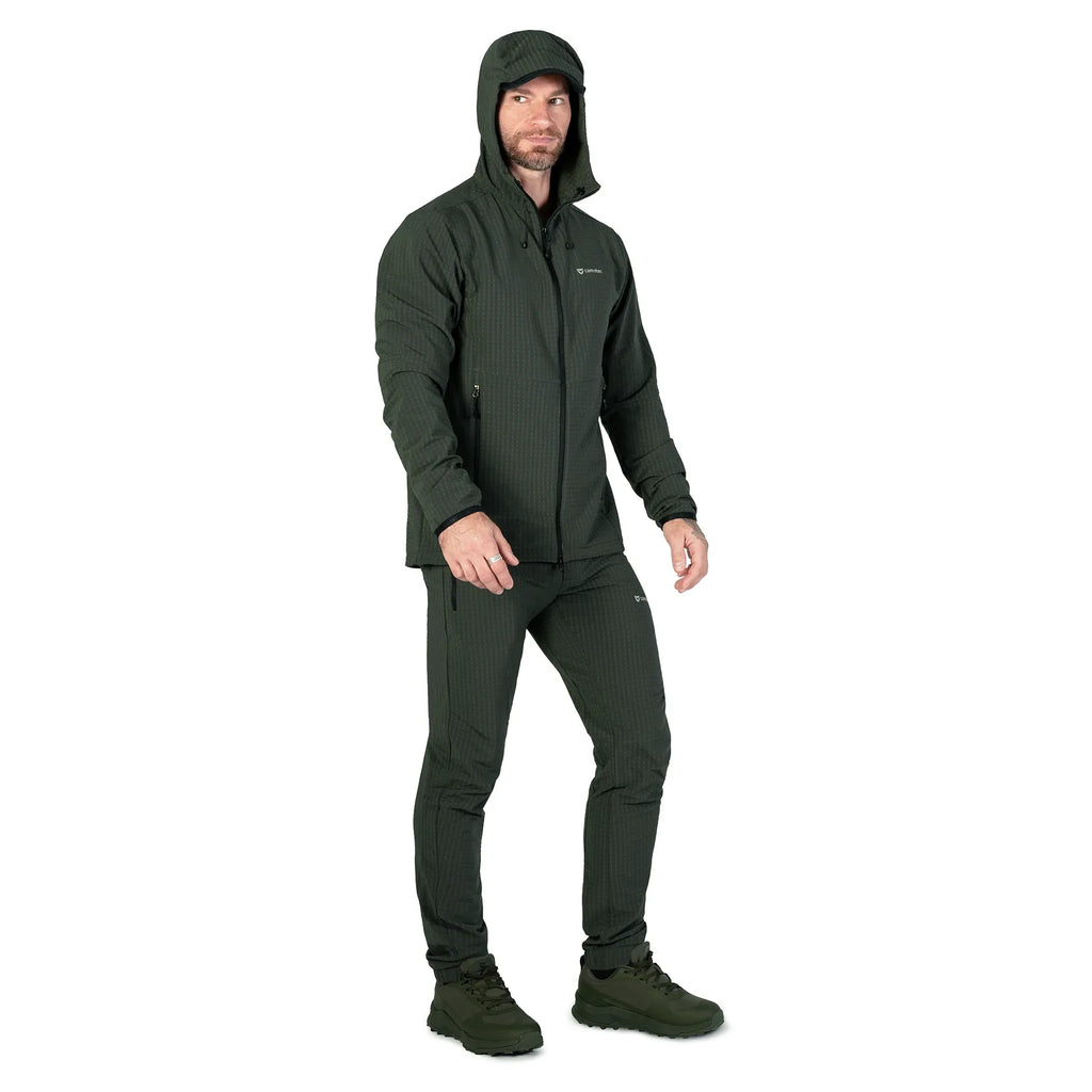 TechGrid Olive Tracksuit