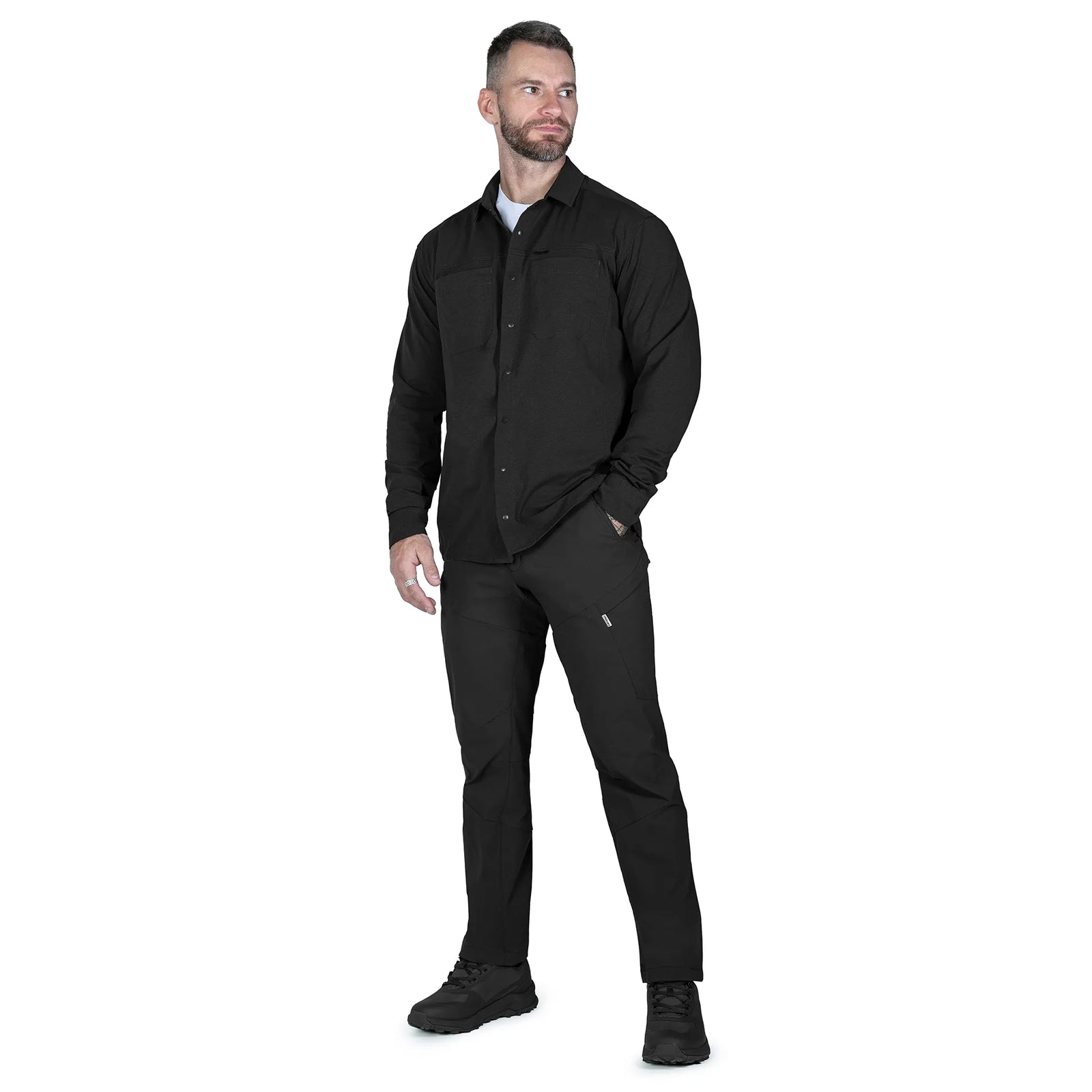 Lizard Light Nylon Pants Black