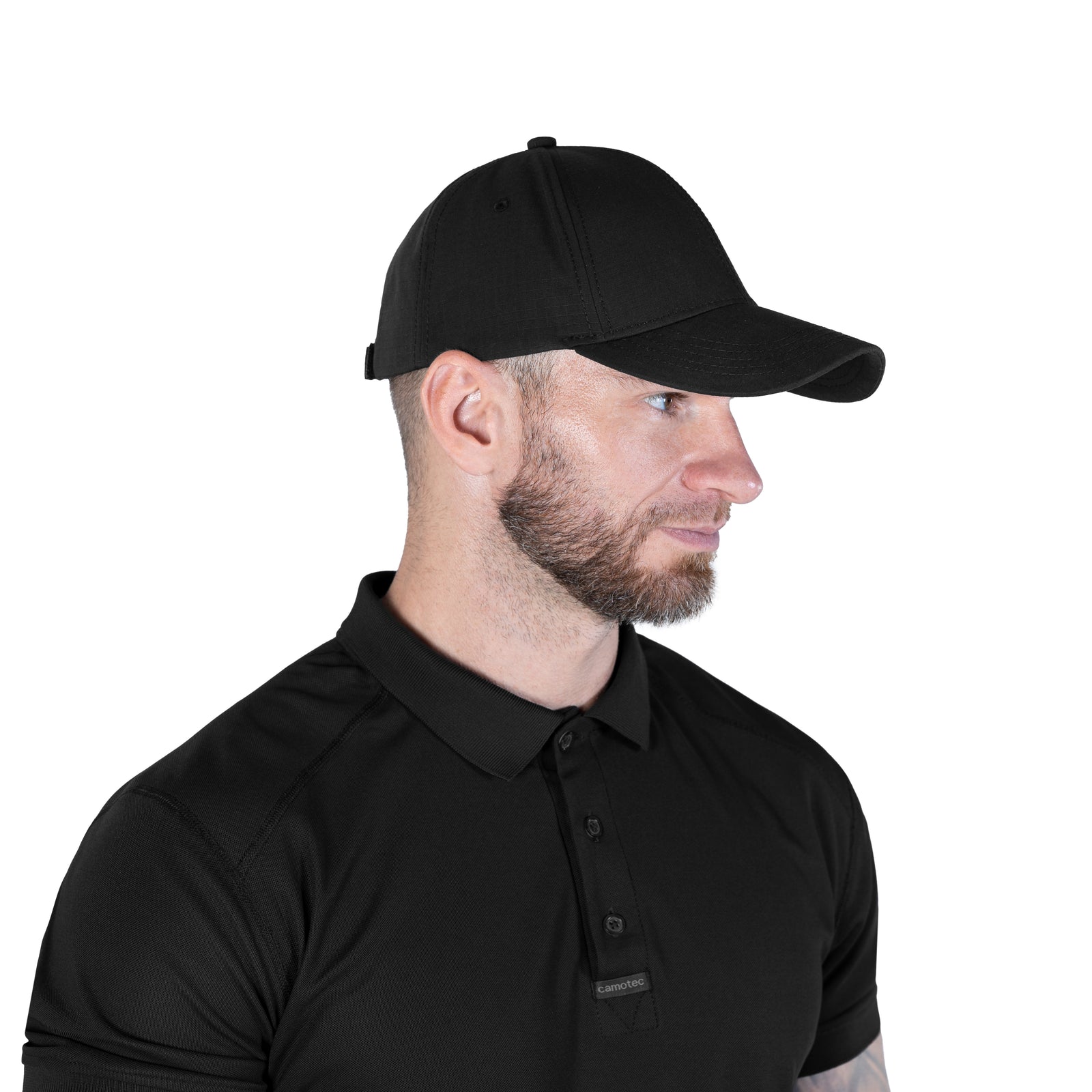 Baseball Cap UTC Rip-Stop Stretch Black