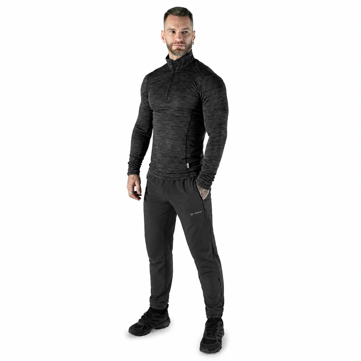 TechGrid Sports Pants Black