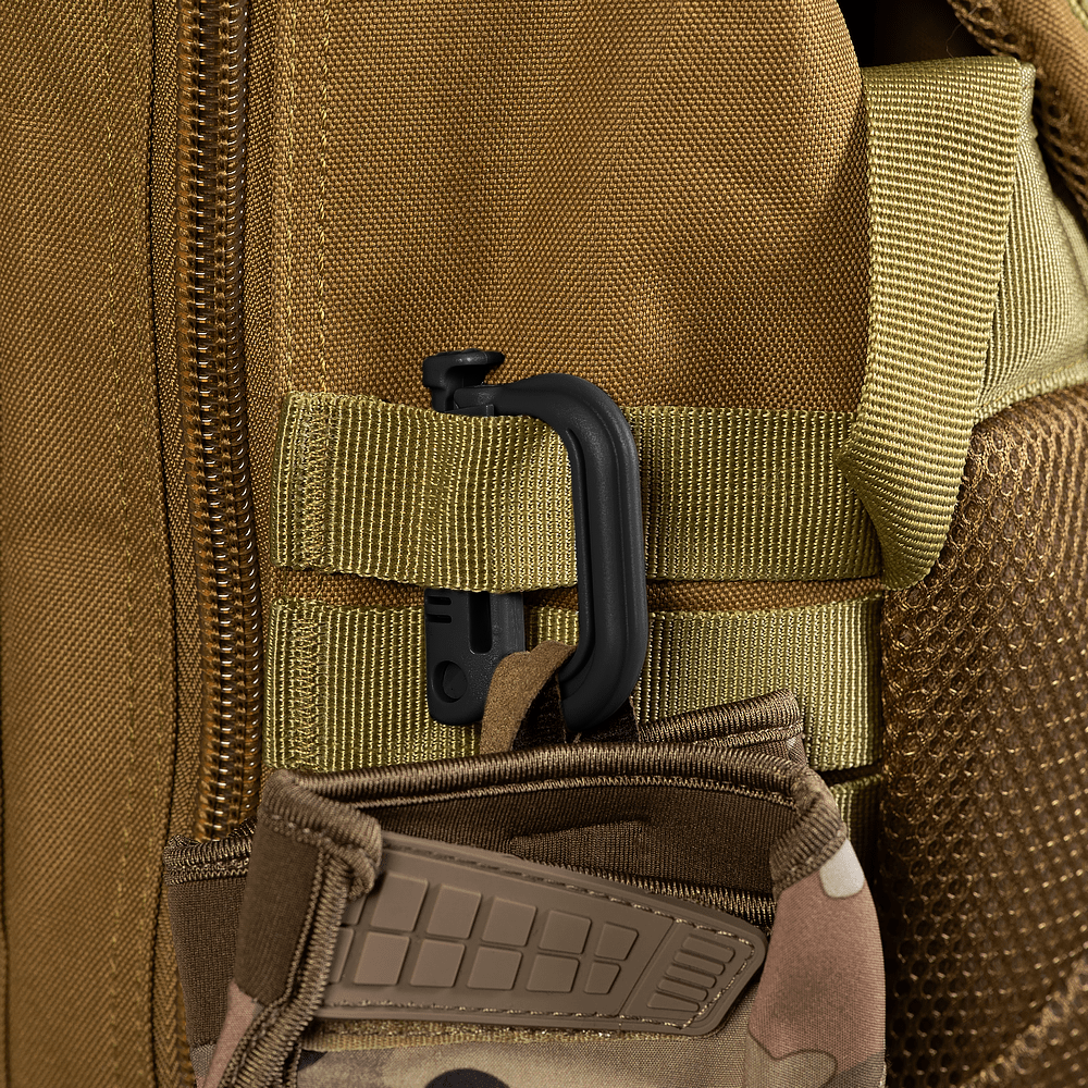 Grimlock D Black Plastic Carabiner