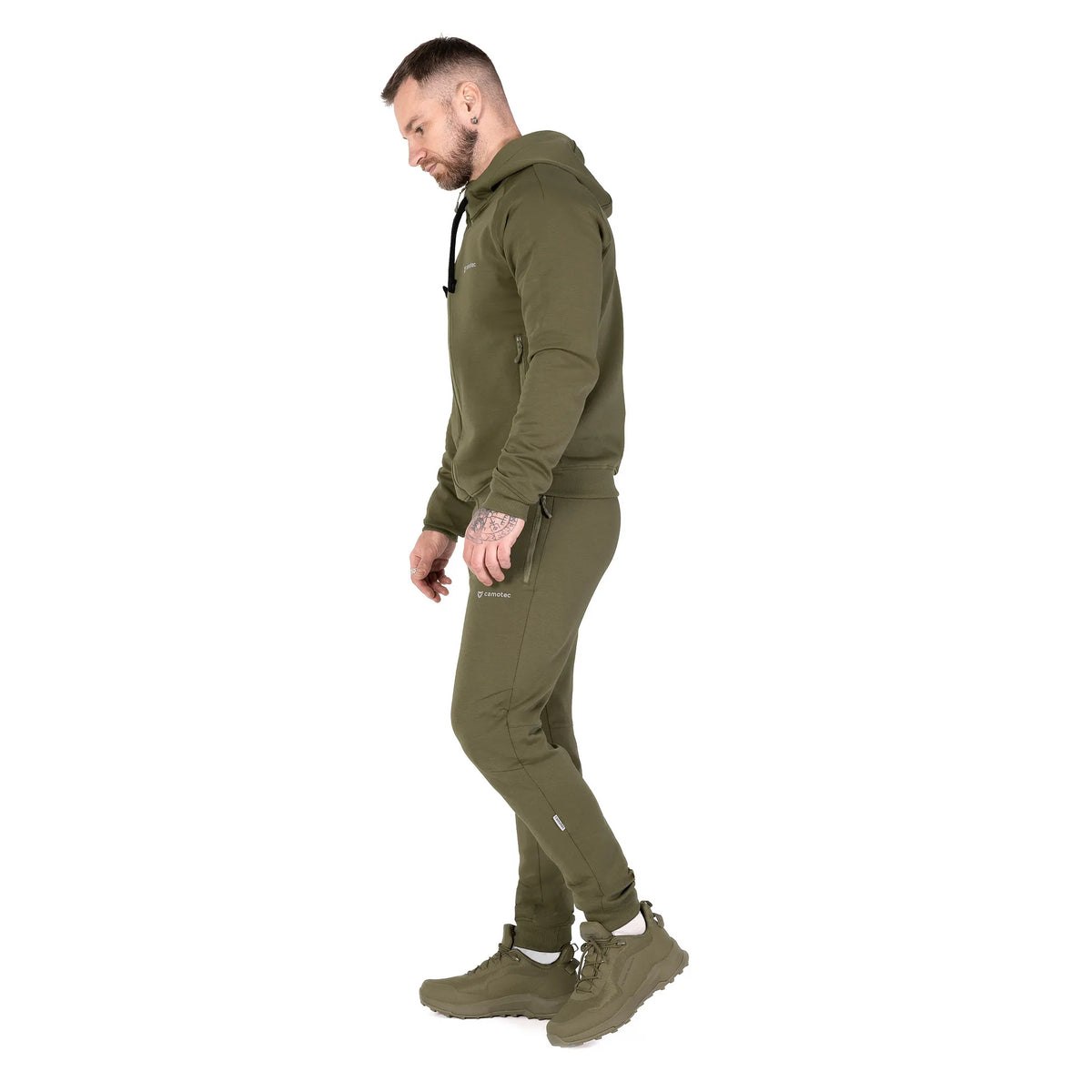 FitPro ShapeKnit Olive Sports Trousers