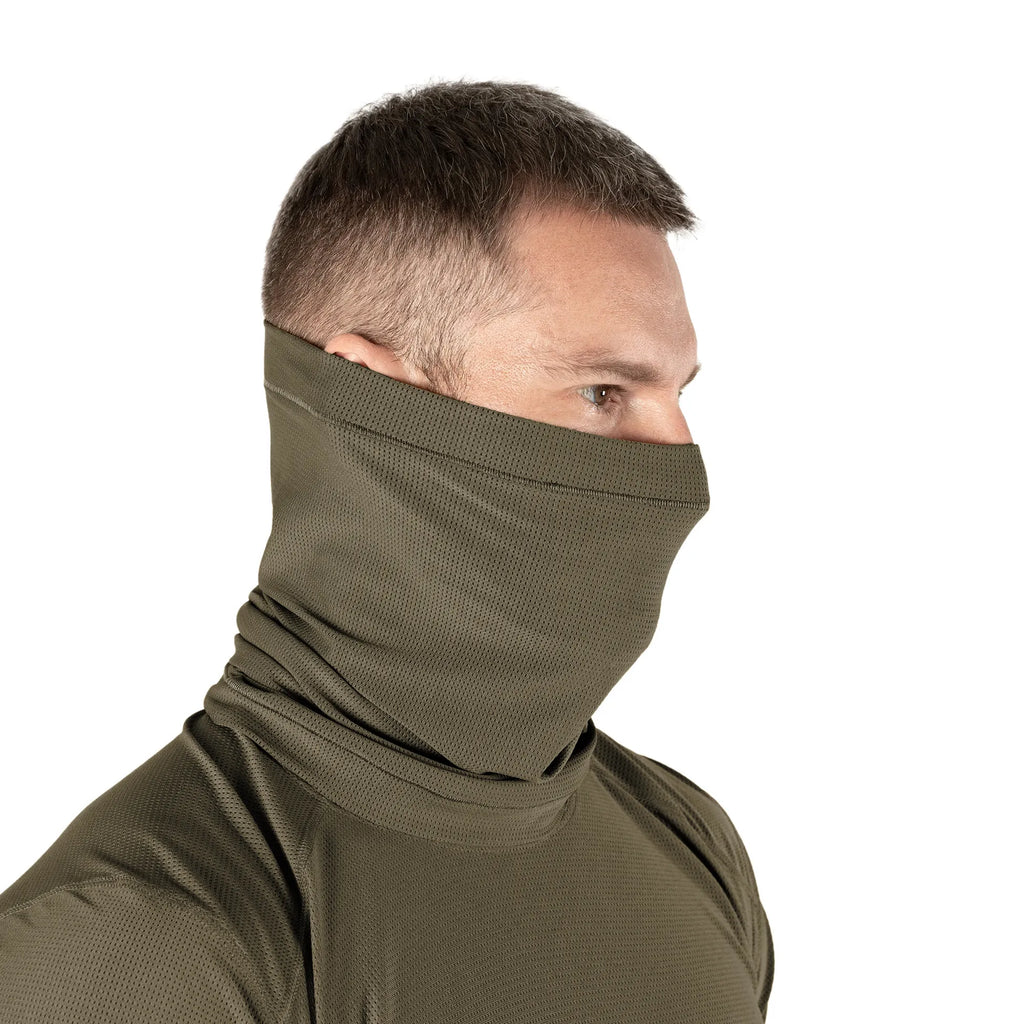 Neck gaiter Basic CoolPass Grid 2.0 Olive