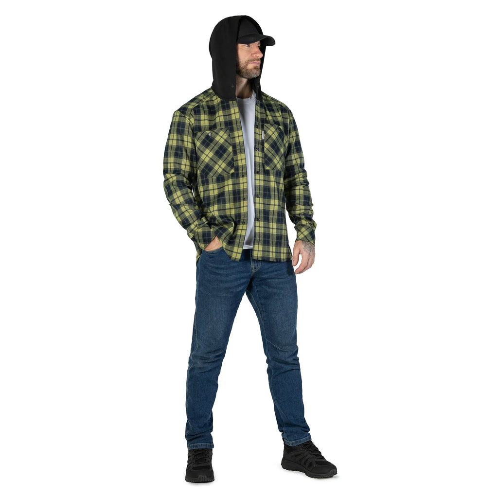 "Vector" Hoodie Lime Green/Navy