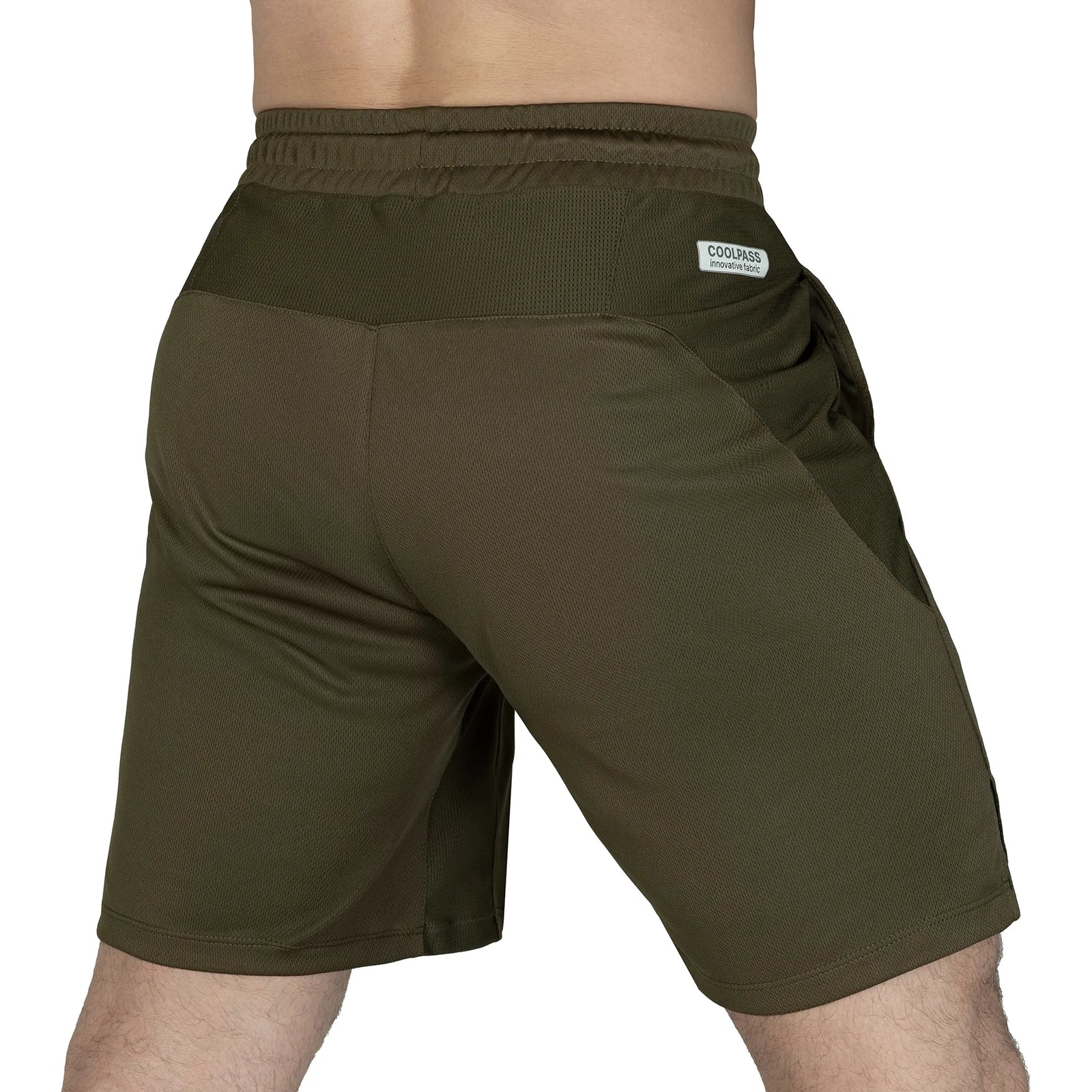 AeroFit CoolPass Olive Shorts