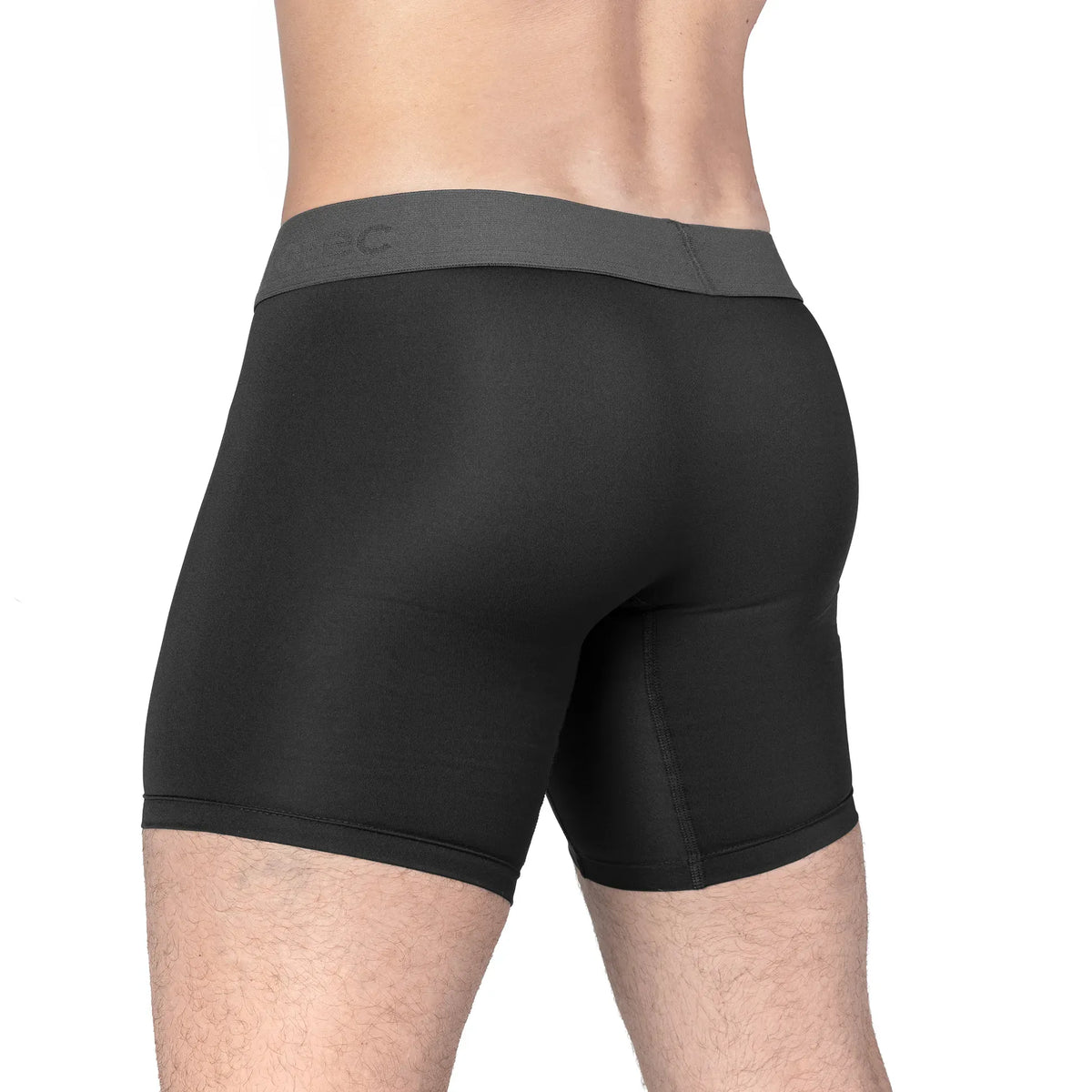 Men's Boxer Briefs X-dry Long Black