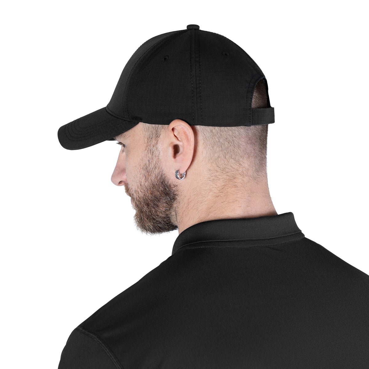 Baseball Cap UTC Rip-Stop Stretch Black