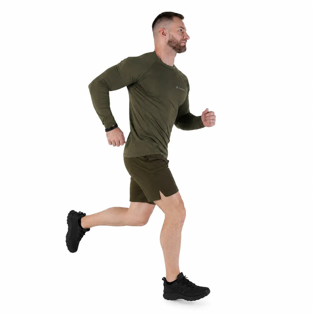 AeroFit CoolPass Olive Shorts