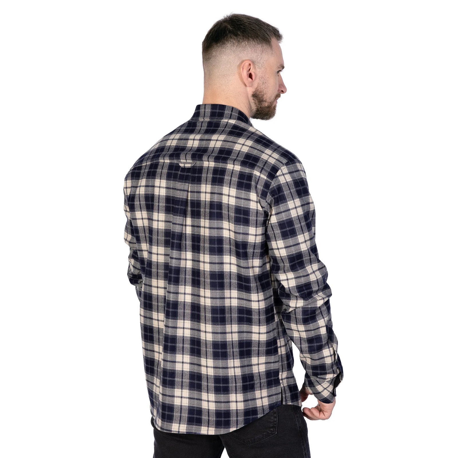 "Bureviy" Shirt Navy/White