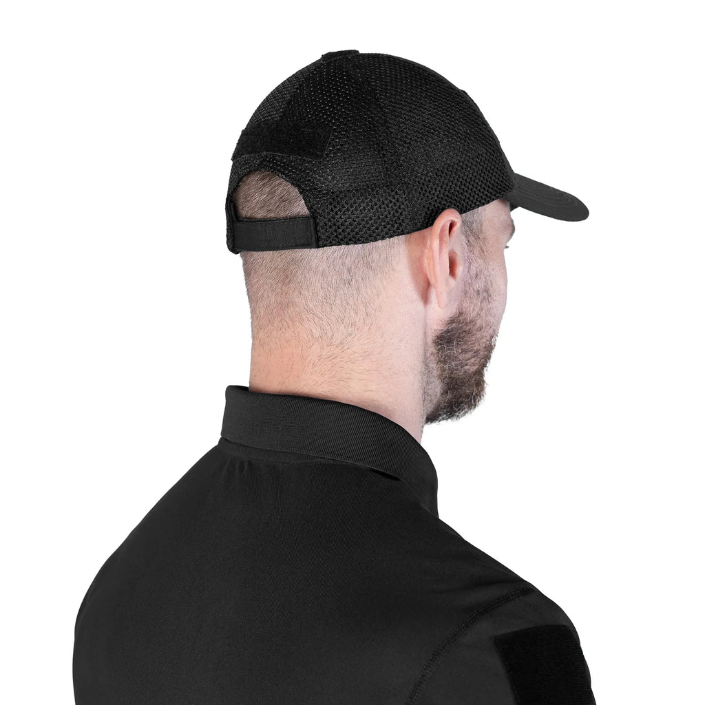 Tactic Mesh Rip-Stop Stretch Baseball Cap Black
