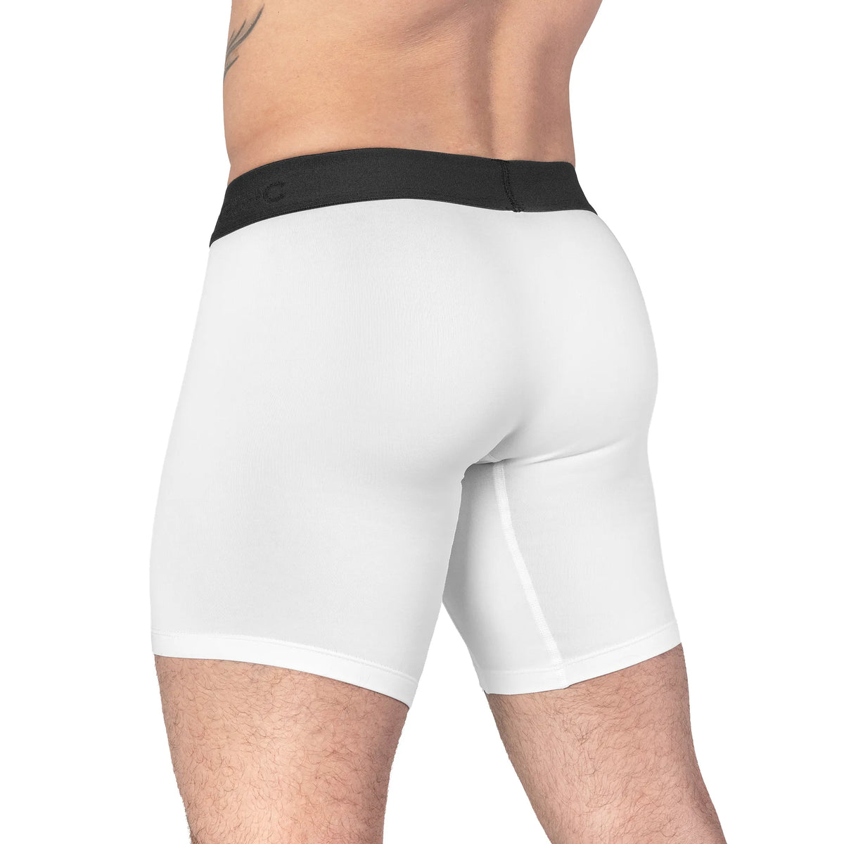 Men's boxer briefs X-dry Long White