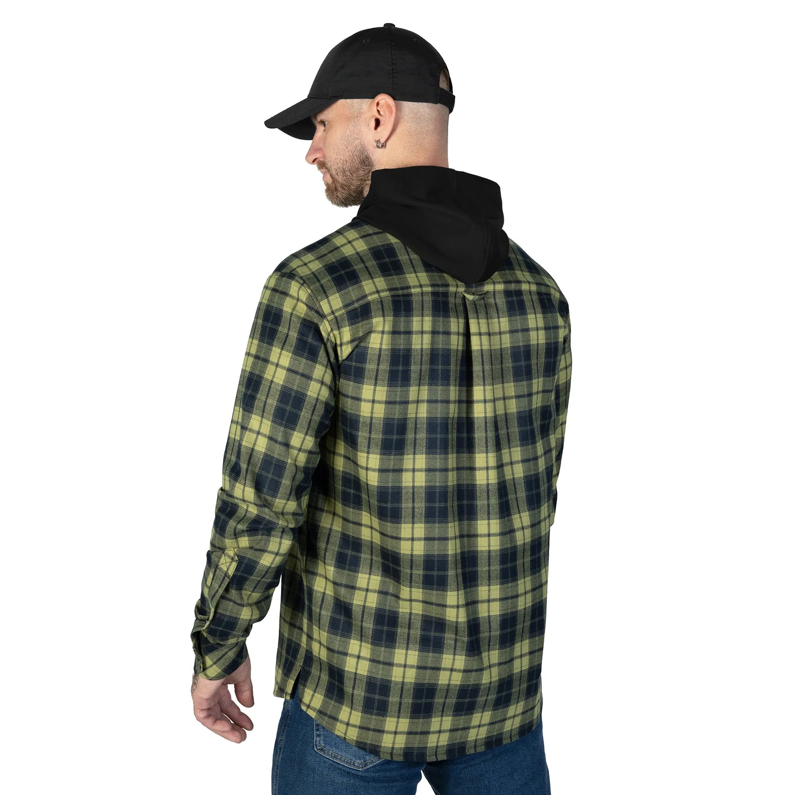 "Vector" Hoodie Lime Green/Navy