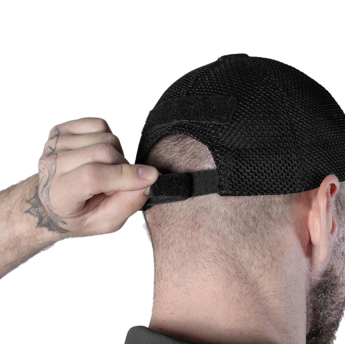 Tactic Mesh Rip-Stop Stretch Baseball Cap Black