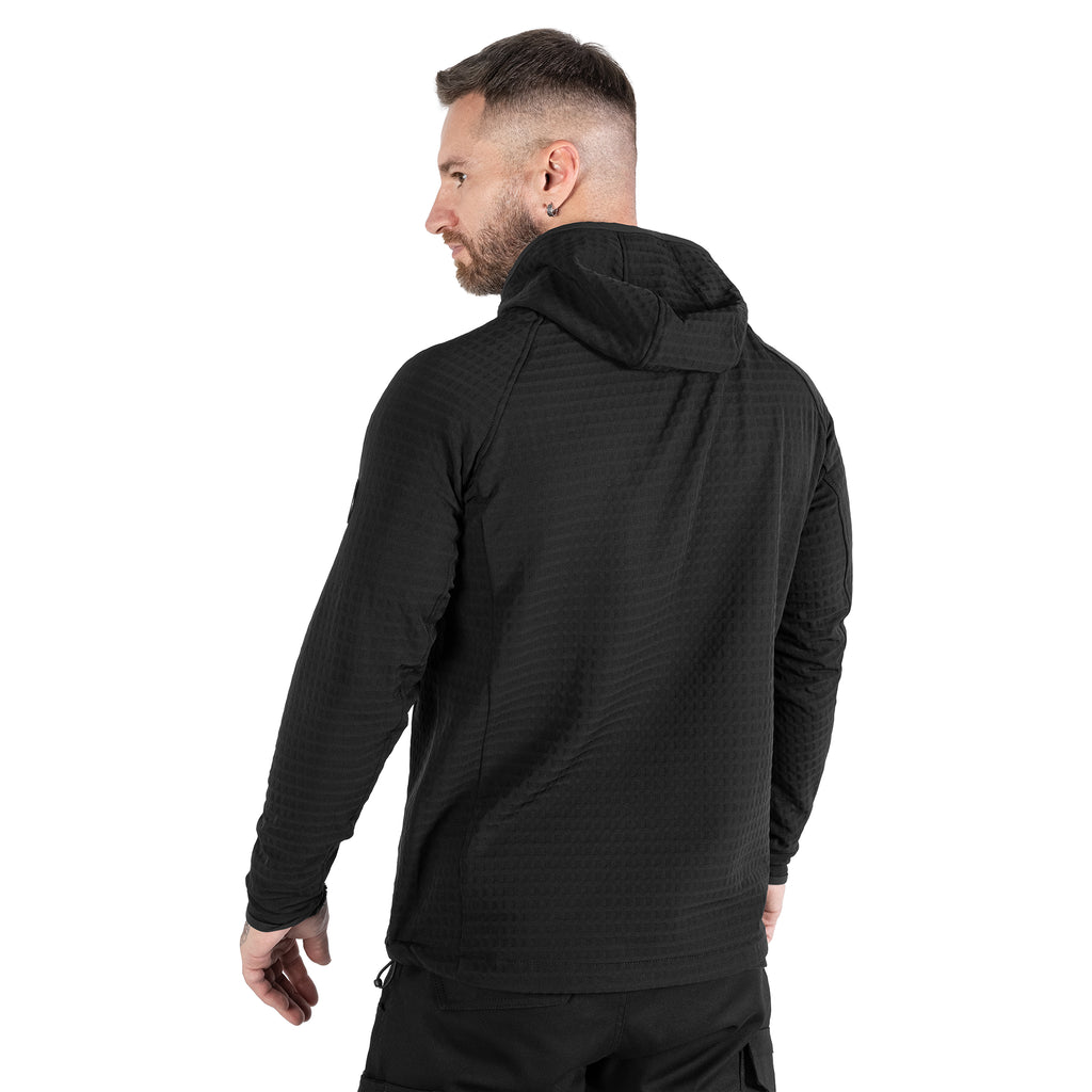 Jacket Plast Hood Gridshell Black (New)