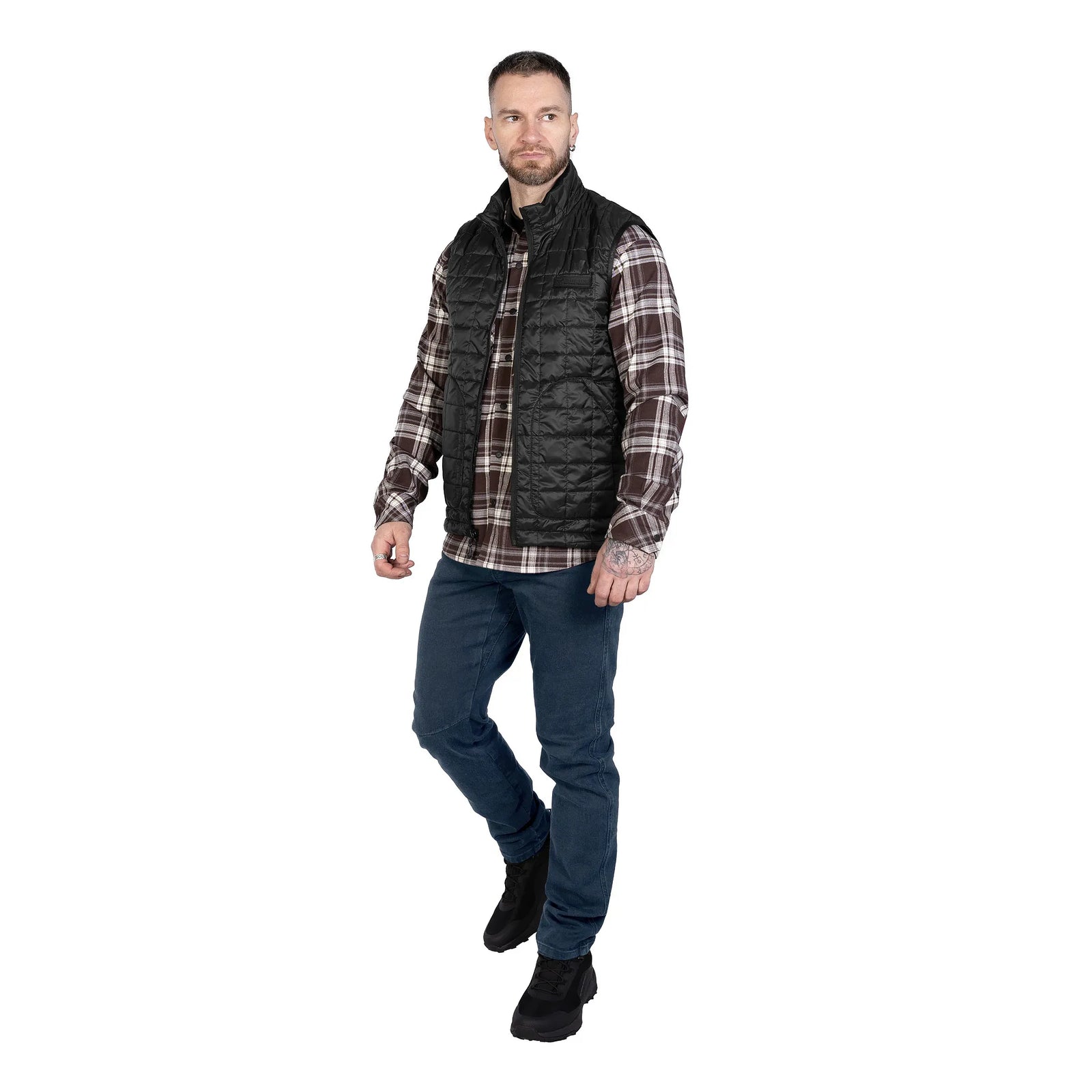 2-in-1 Set SoftShell Jacket with Vest Black