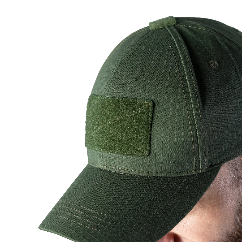 Baseball Cap Tactic Rip-stop Teflon Olive Green