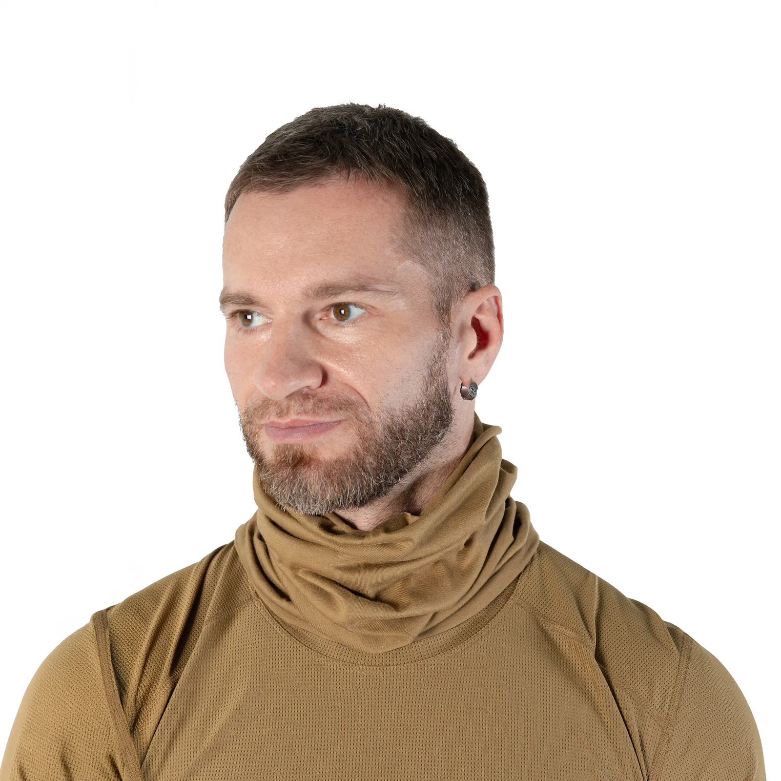 Neck Gaiter Eco 100% Cotton Coyote