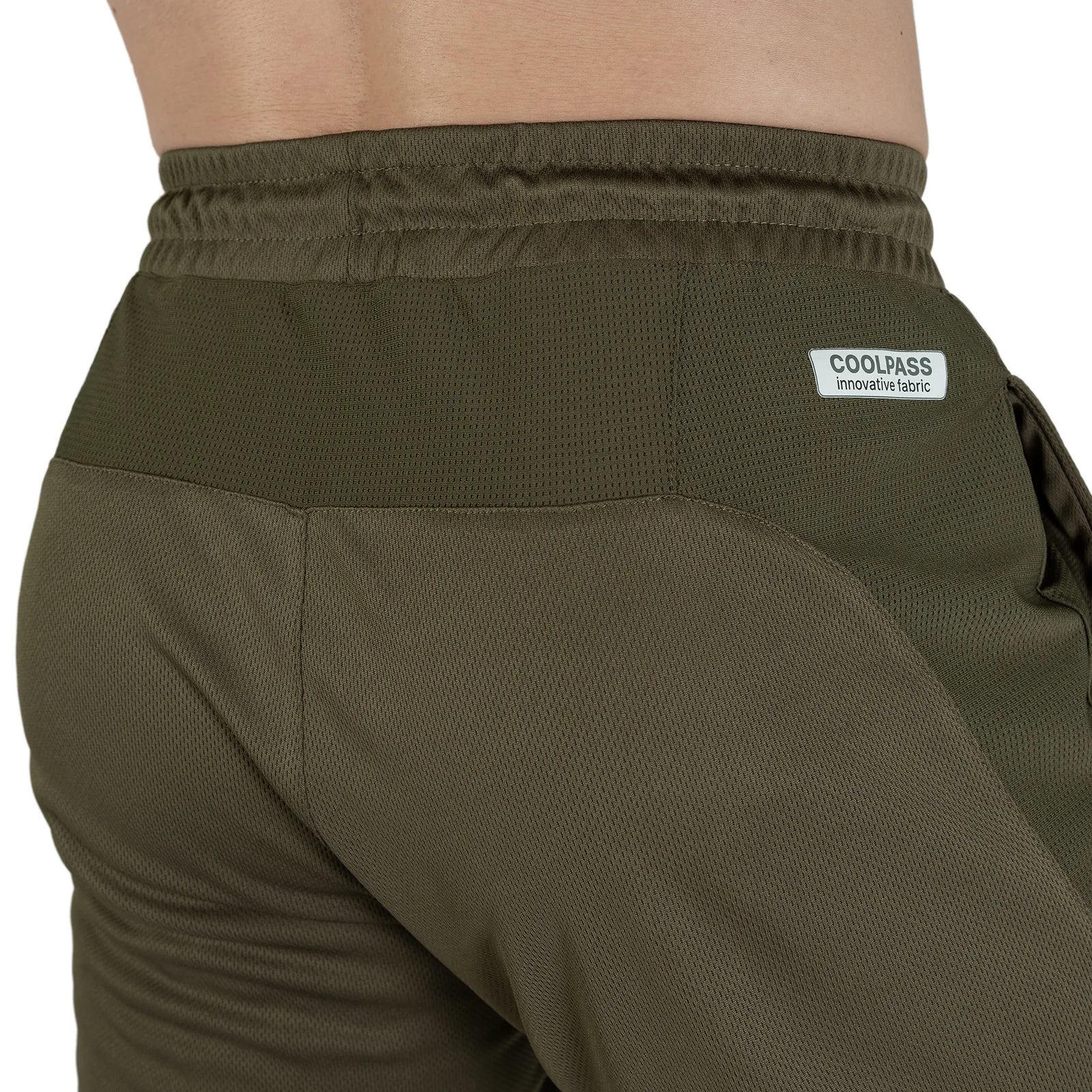 AeroFit CoolPass Olive Shorts