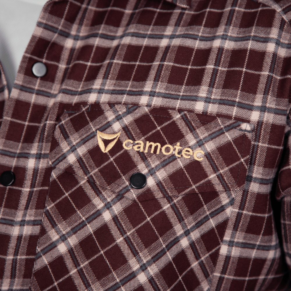 “Bureviy” Shirt Burgundy Check