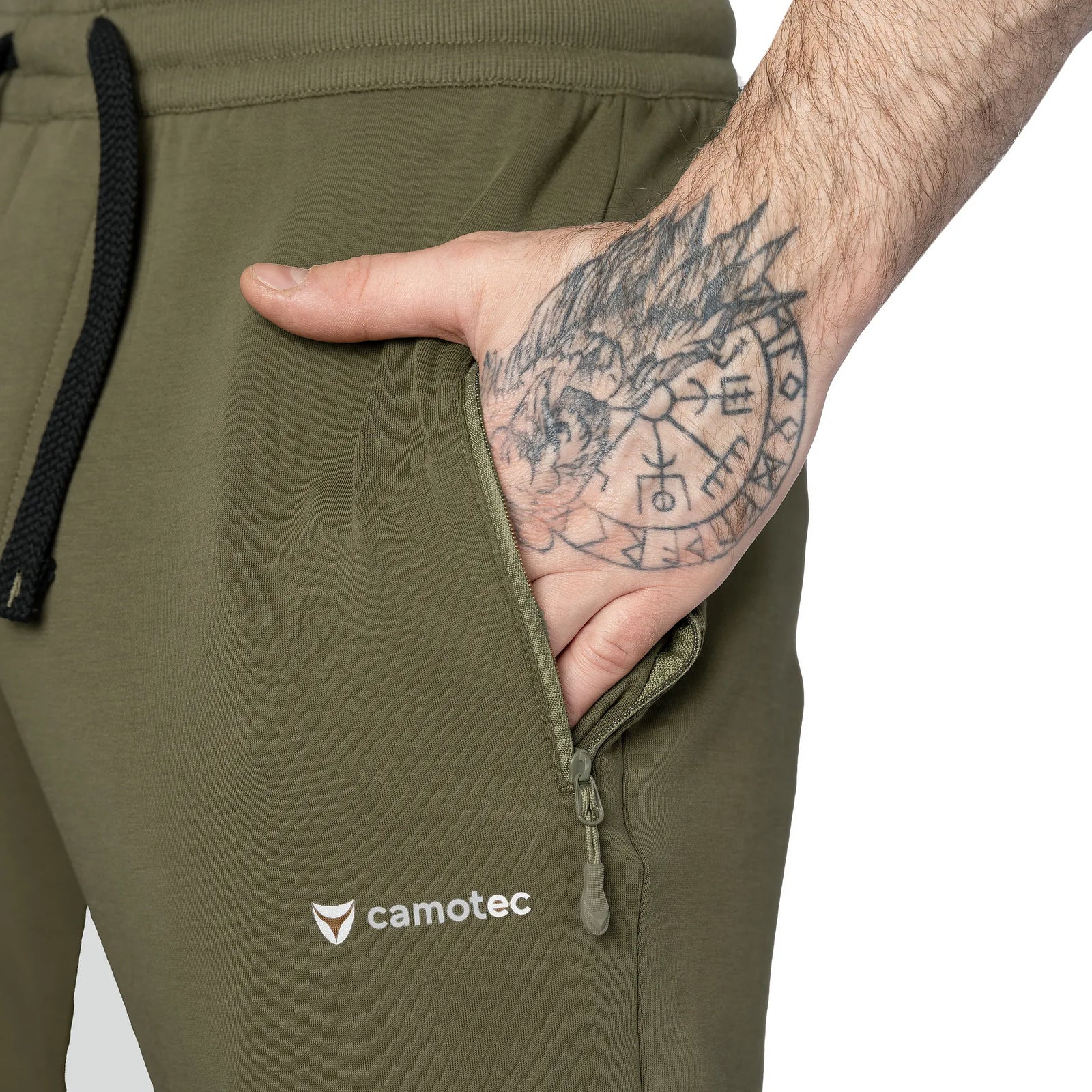 FitPro ShapeKnit Olive Sports Trousers