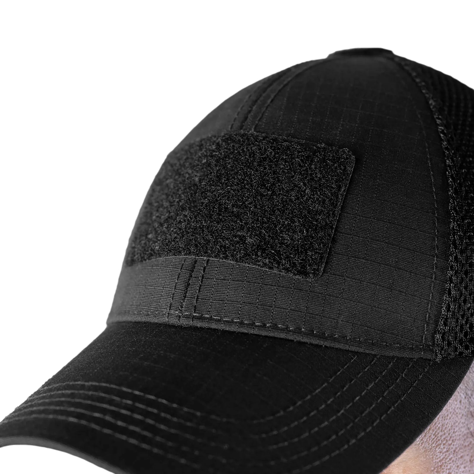 Tactic Mesh Rip-Stop Stretch Baseball Cap Black