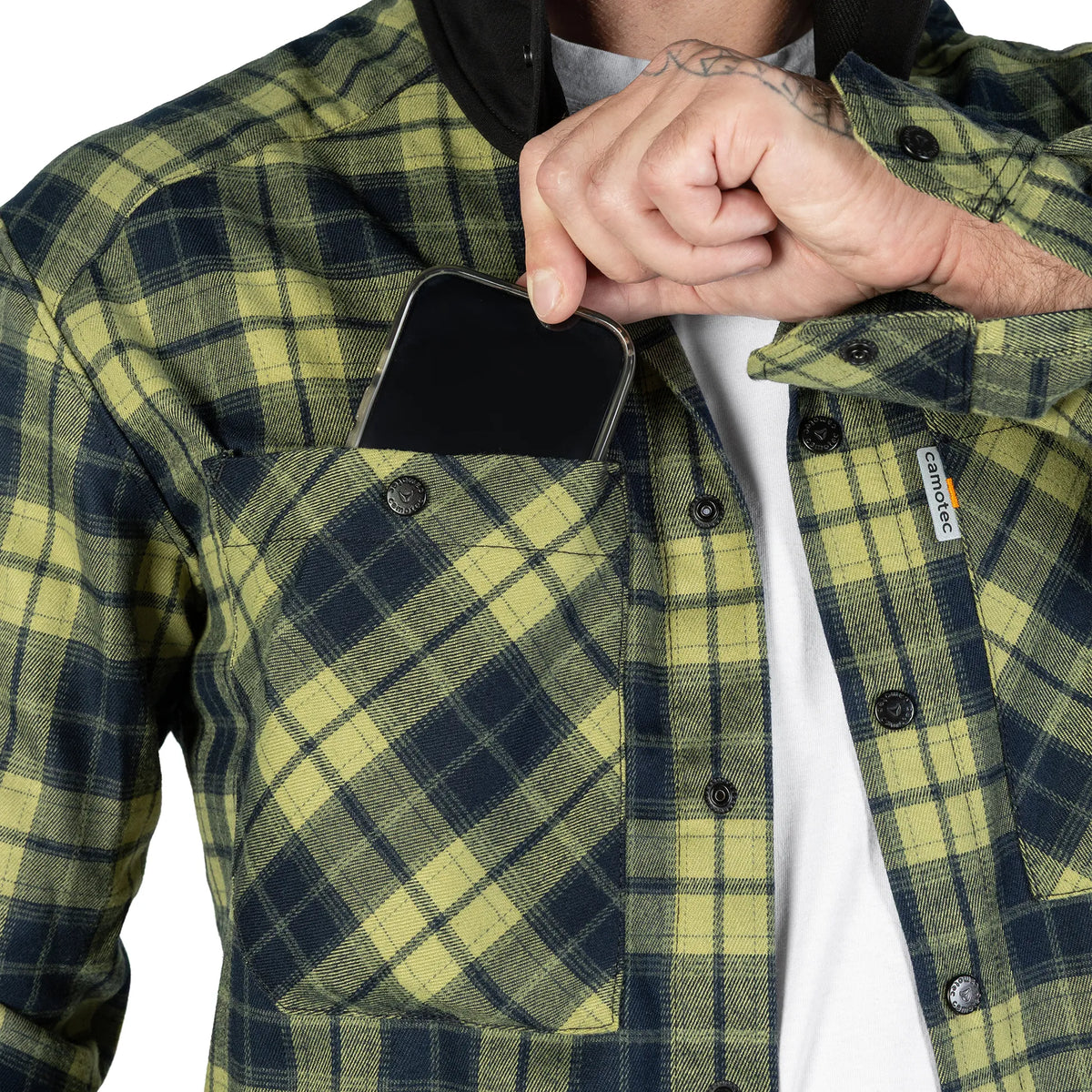 "Vector" Hoodie Lime Green/Navy