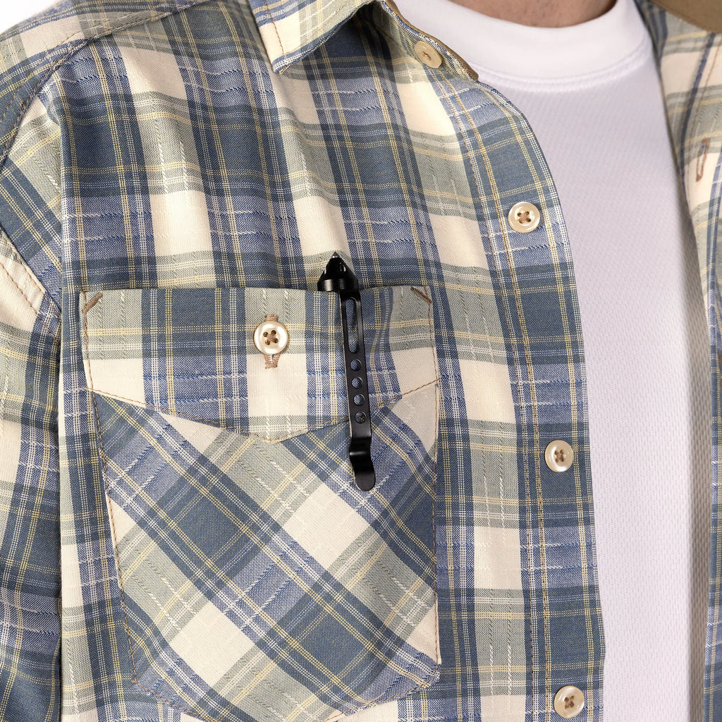 "Legit" Shirt Blue/White