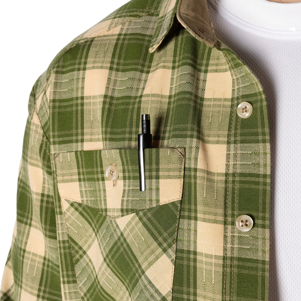 "Legit" Shirt Olive/White