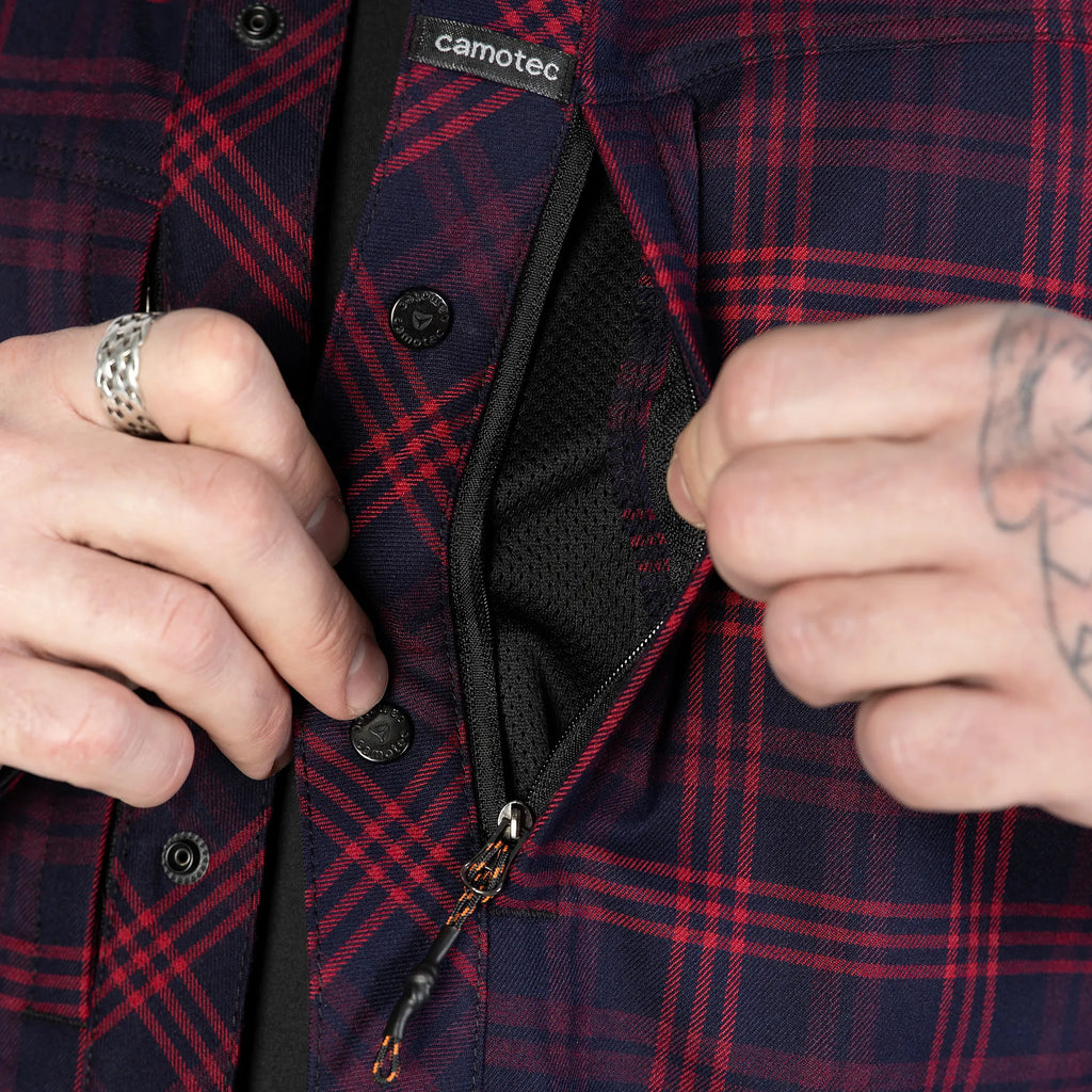Tactical "Typhoon" Shirt Red/Navy