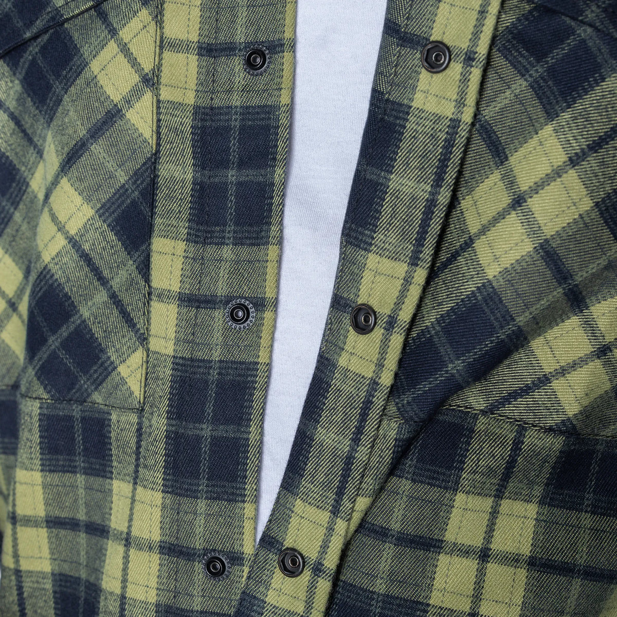"Bureviy" Shirt Lime Green/Navy