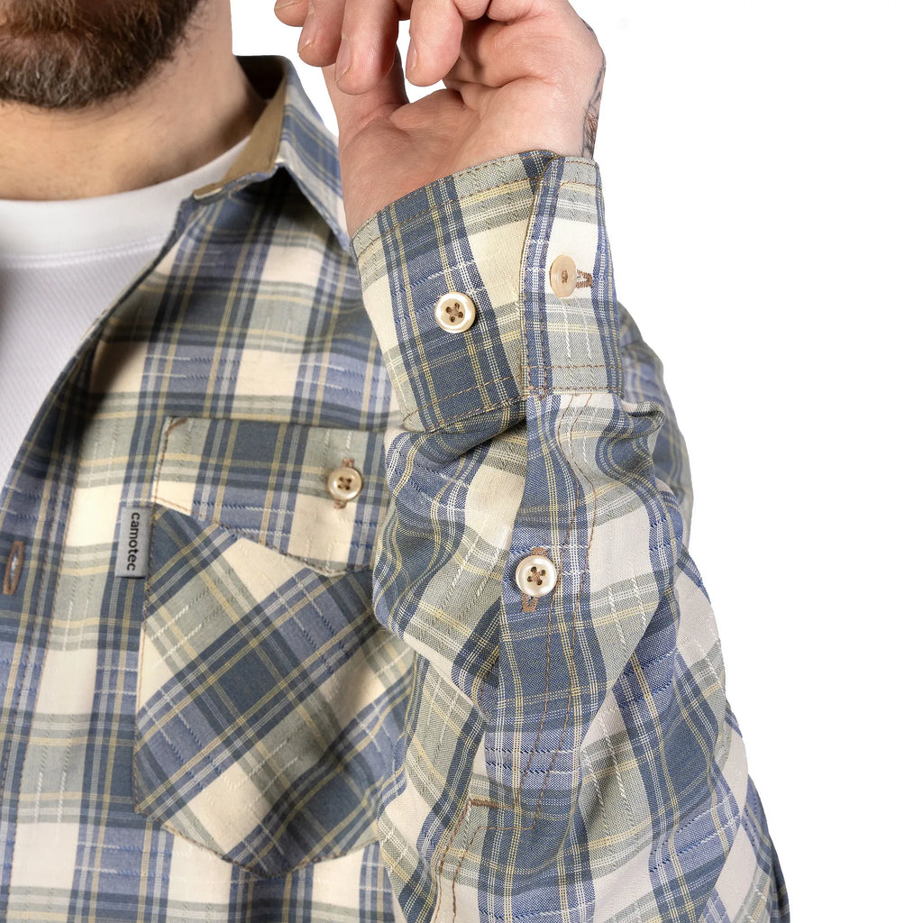 "Legit" Shirt Blue/White