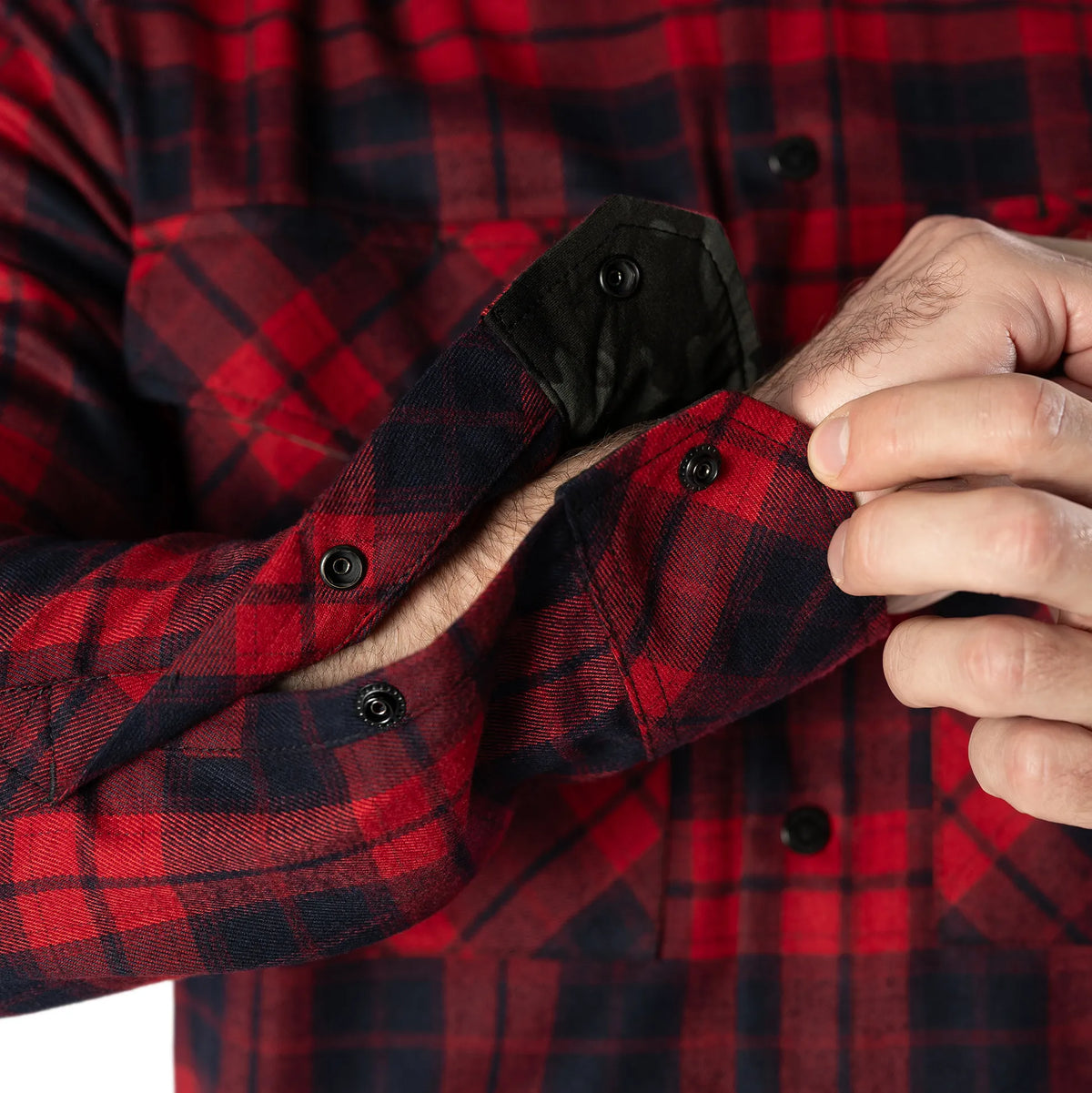 "Bureviy" Shirt Red/Black
