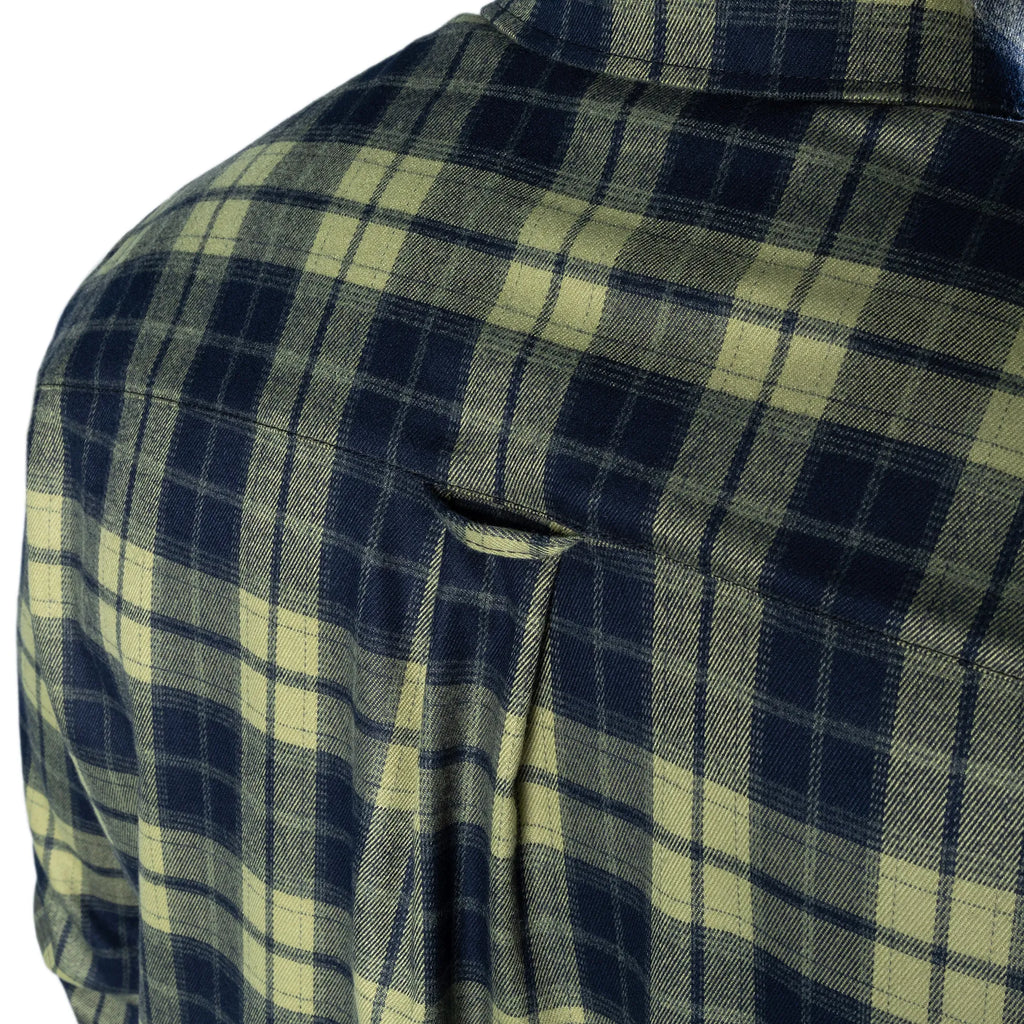 "Bureviy" Shirt Lime Green/Navy