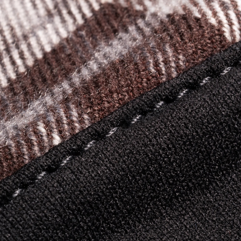 "Bureviy" Shirt Brown/White