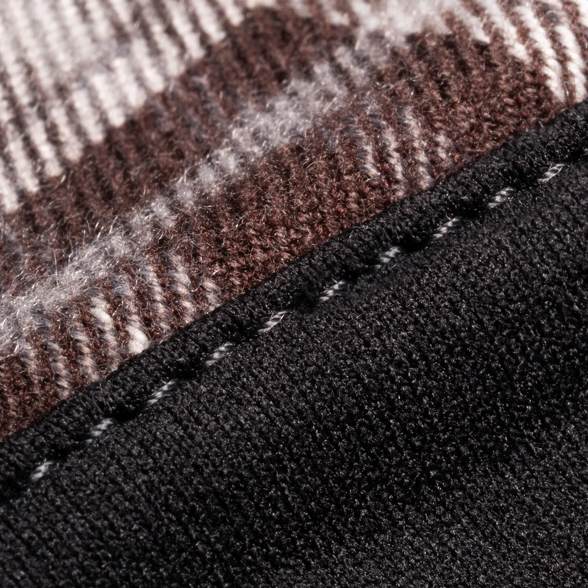 "Bureviy" Shirt Brown/White