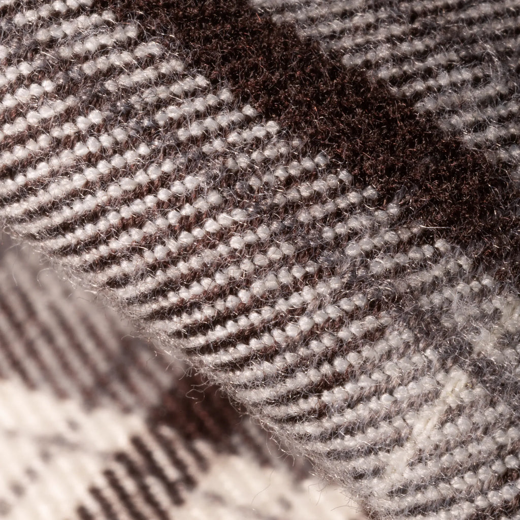 "Bureviy" Shirt Brown/White
