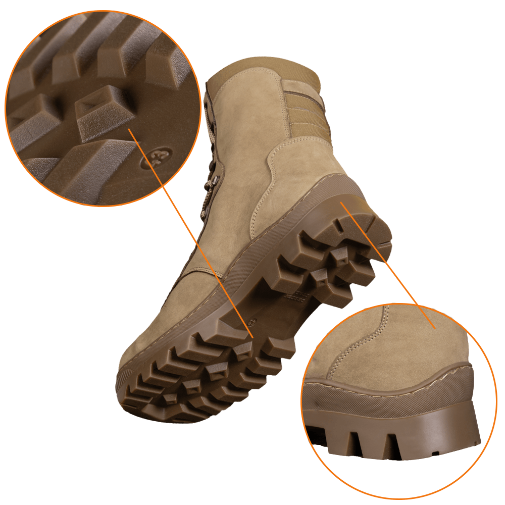 Winter Raptor Coyote Boots